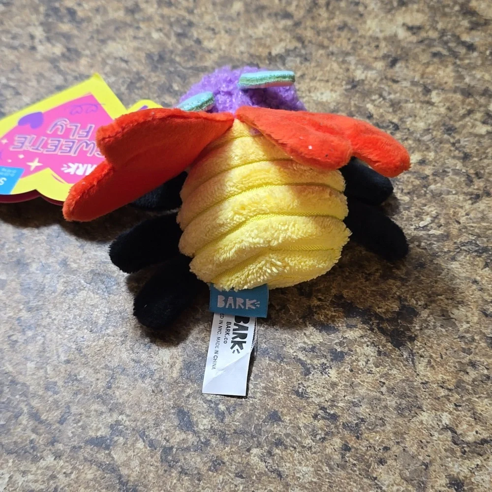 Bark Sweetie Fly Plush with Red‎ and Purple Size Small 0-20 Pounds NWT